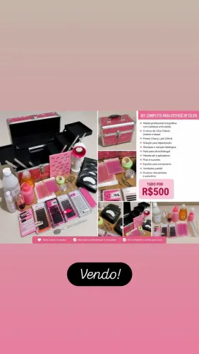 Vendo! Kit cílios