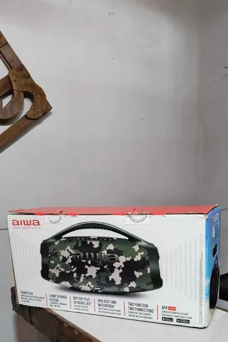 Caixa de som aiwa boombox plus lacrada