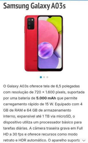 Samsung Galaxy 0A3s 