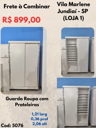 Guarda Roupa com Prateleiras
