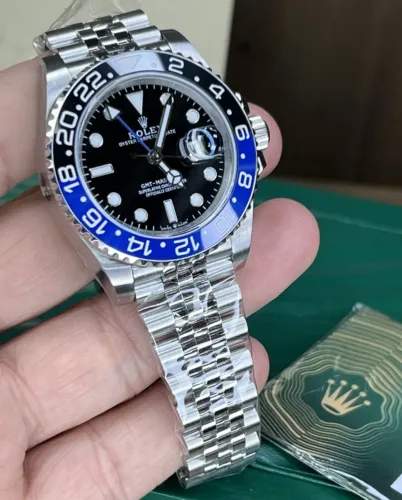 Rolex GMT Master II Batman Eta 3035 Automático Premium