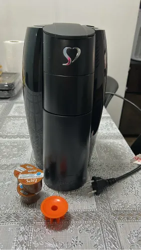 Cafeteira Espresso 3 Corações Lov Preto