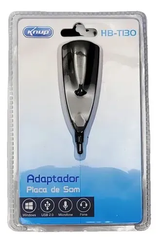 Adaptador placa de som USB
