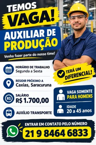 Auxiliar de produção