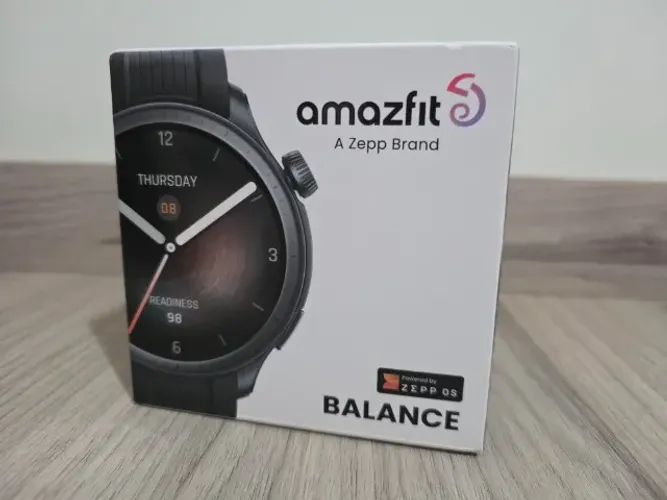 Amazfit Balance (A2287) 47mm, Preto-Cinza, Versão Global, Novo