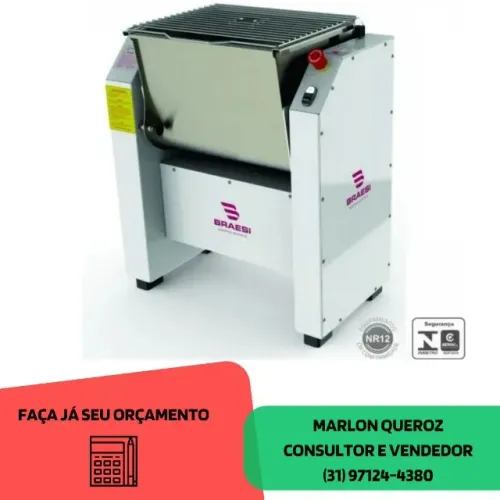 Amassadeira Basculante 15KG Braesi Nova