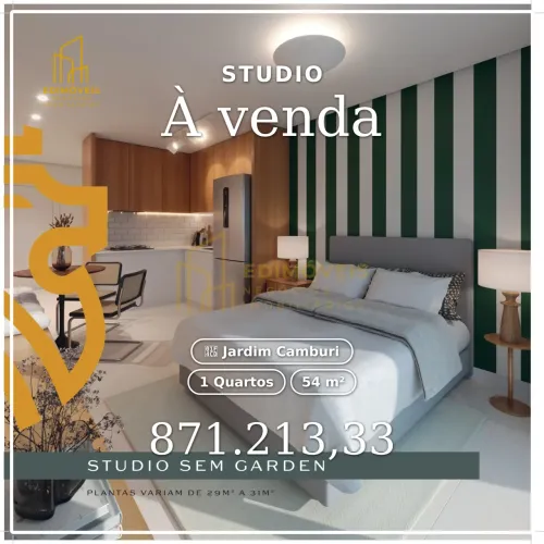 Conforto e Funcionalidade: Studio em Jardim Camburi à Sua Espera