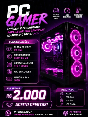 PC GAMER À VENDA ? R$ 2.000