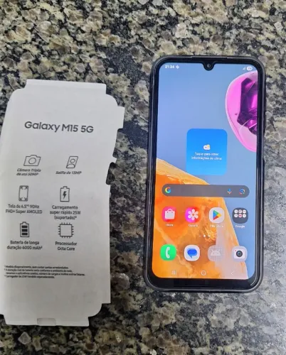 Samsung Galaxy m15 5g 128gb em otimas condições