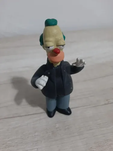 Boneco coleção Simpsons Krusty o Palhaço 