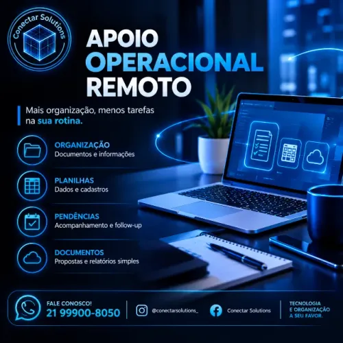 Apoio Operacional Remoto para Empresas e Profissionais