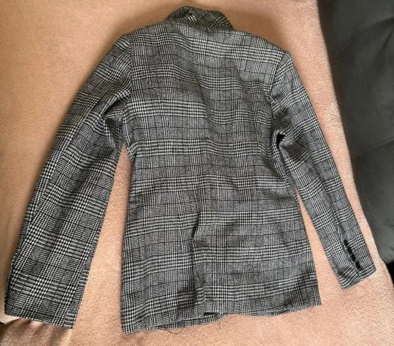 Blazer Feminino Xadrez Príncipe de Gales Innocence - Usado 1x / Impecável