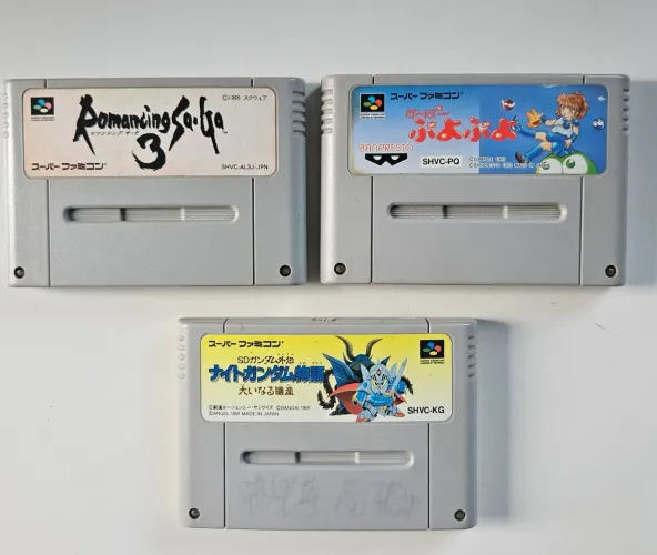 Lote jogos Super famicom Nintendo original jp Romancing saga