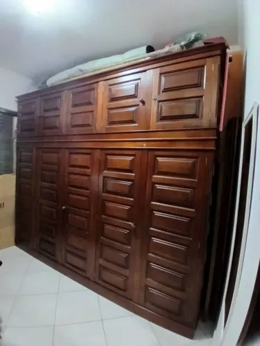 Guarda-Roupa Madeira Maciça 5 portas Raridade 270x230x60cm [já]