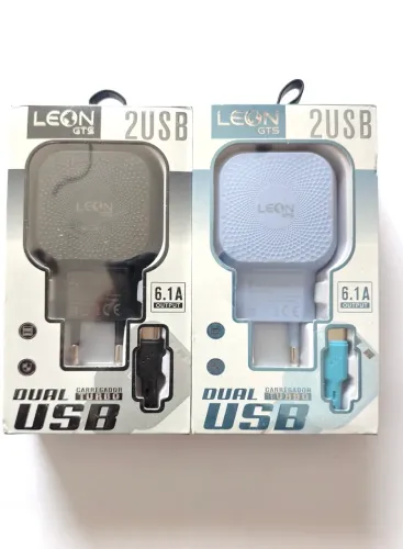 Carregador turbo dual USB LEON GTS