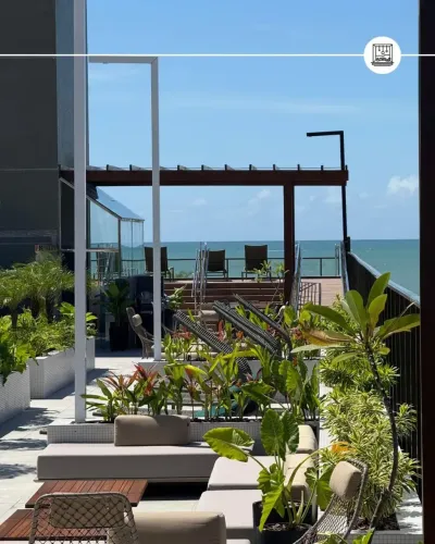 MORAR OU INVESTIR EM FLATS DE 1 E 2 QUARTOS NA ORLA DO CABO BRANCO NUNCA ESTEVE TÃO PERTO.