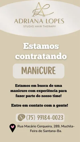 Procura-se prestador de serviço ! Na área da beleza 