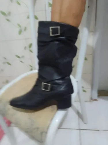 Bota de couro