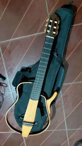VIOLÃO YAMAHA SILENT SLG 120 NW - NYLON