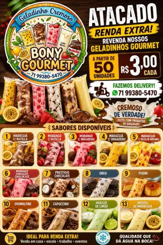 Atacado Geladinho Gourmet