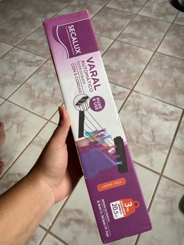 Varal de roupas automático