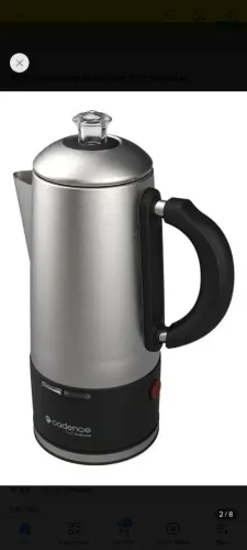 Vendo cafeteira Italiana Gran Cadence 1,5 litros usada mas em perfeito estado.