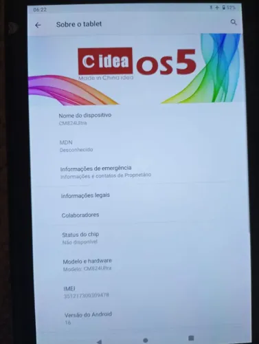Tablet Android,marca idea 512 gigas
