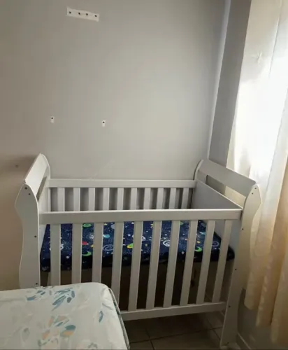 Berço americano 3 em 1 rodinha