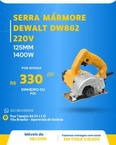 Serra mármore Dewalt DW862 220v