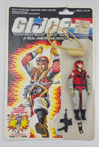 Comandos em Ação G.I. Joe Crazy Legs 1987 Hasbro + Cartela Original