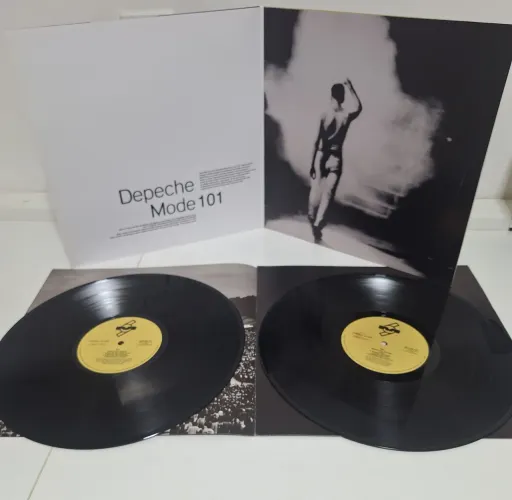 Vinil duplo Depeche Mode 101 Importado Ao Vivo com Livreto