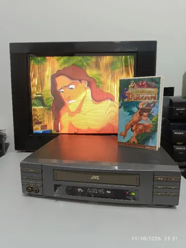 Video Cassete JVC HR-J401M (Lindo, sem controle)