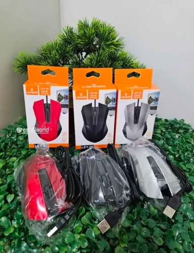 Mouse Gamer óptico com fio USB.