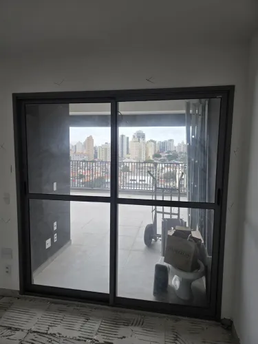 Porta correr balcão 2 folhas varanda 2,10x2,20