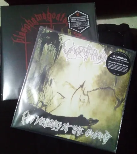 Varathron + Blasphamagoatachrist - Combo 2x LPs Nuclear War Now! Productions