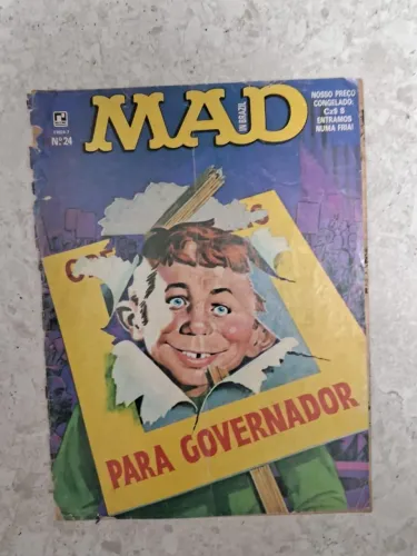 Revista Antiga Mad N 24 De 1986 Editora Record 