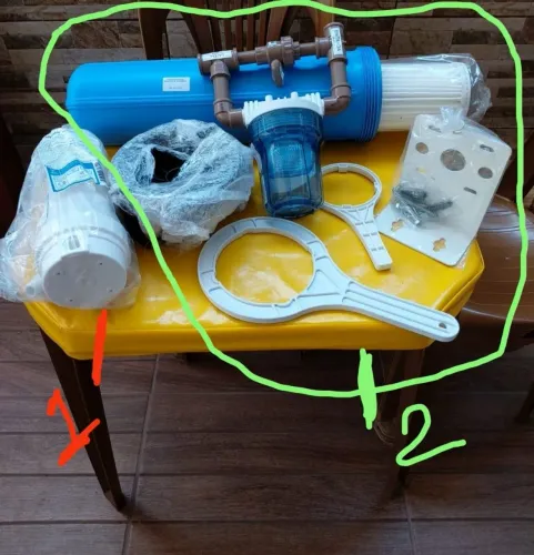 2 Filtros de água de poço