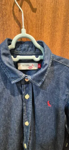 Camisa Oxford infantil reserva