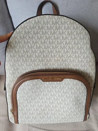 Mochila Michael Kors Grande Monograma Vanilla