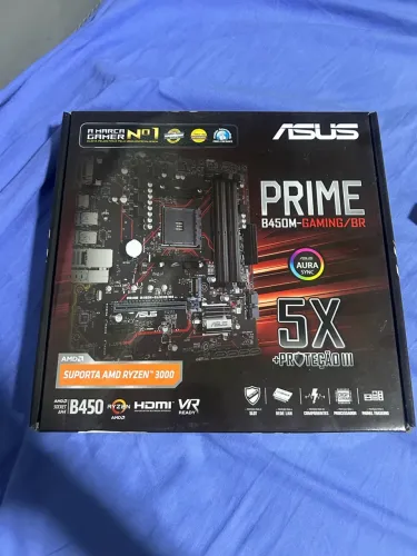 Placa-Mãe ASUS Prime B450M-Gaming/BR AM4 DDR4