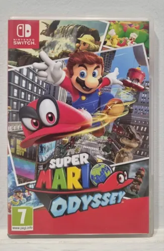Super Mario Odyssey Nintendo Switch Original Mídia Física com Caixa