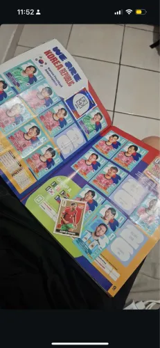 Álbum copa do mundo 50% completo