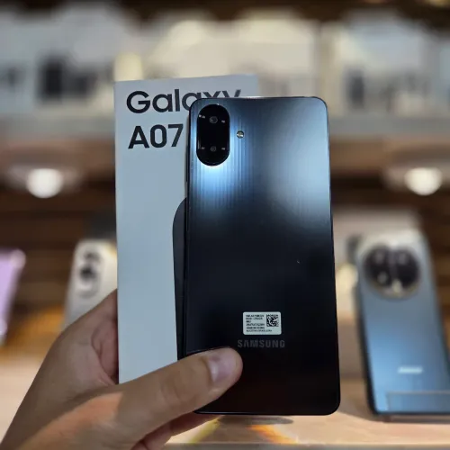 Samsung Galaxy A07 4G 256GB 8GB RAM, cor preto, seminovo, acompanha caixa e carregador