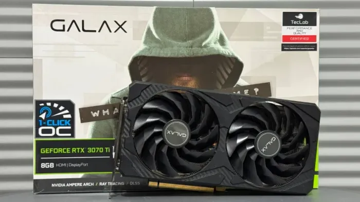 Placa de Vídeo RTX 3070 Ti 8GB Galax Dual