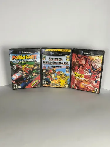 Lote Caixas Vazias + Manual Smash Bros Game Cube