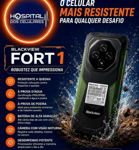 Blackview fort1 256 gb lacrado 