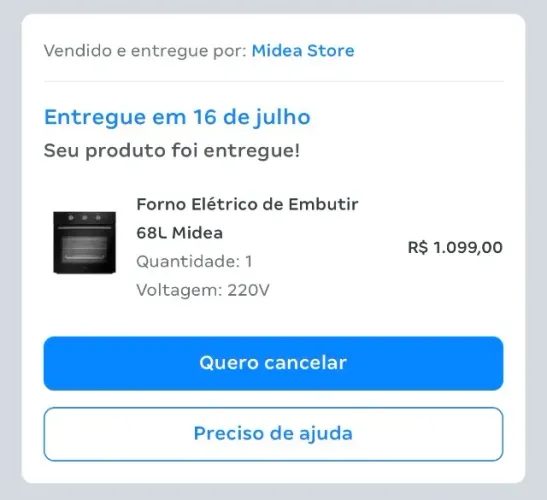Forno de embutir 220v