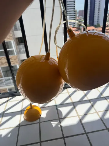 2 pendentes bola etna semi novo