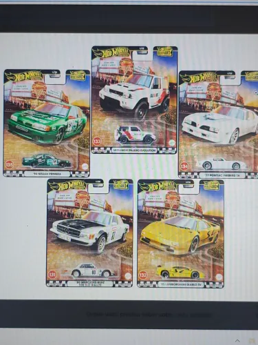 Hotwheels Set Premium Bolevard 131 ao 135