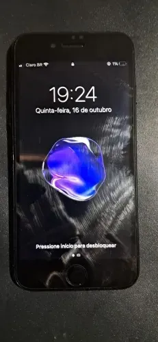 Celular IPhone 7 128gb preto 100% - com detalhe 